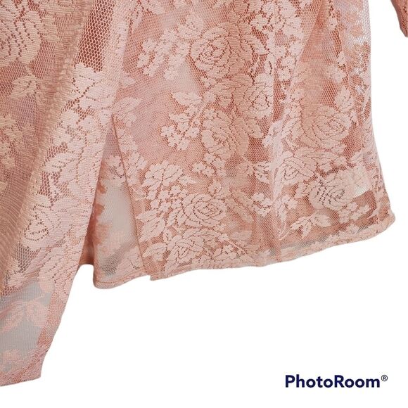 BCBGENERATION Floral Lace Open-back Top Size XSMALL - Picture 12 of 16